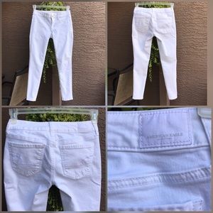 American  eagle white  skinny jeans